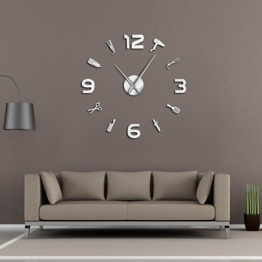 Home Living Room Decoration Wall Sticker Clock