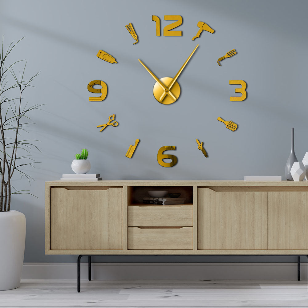 Home Living Room Decoration Wall Sticker Clock