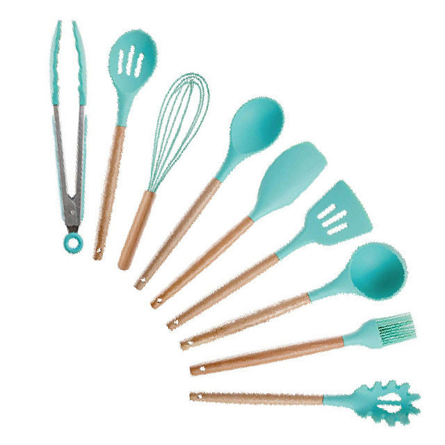 Ensemble d'Ustensiles de Cuisine en Silicone